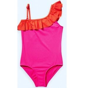 Scotch & Soda pink one piece swimsuit